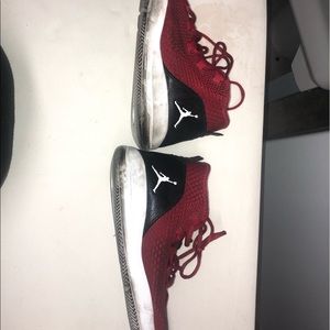 Red an black Jordan’s